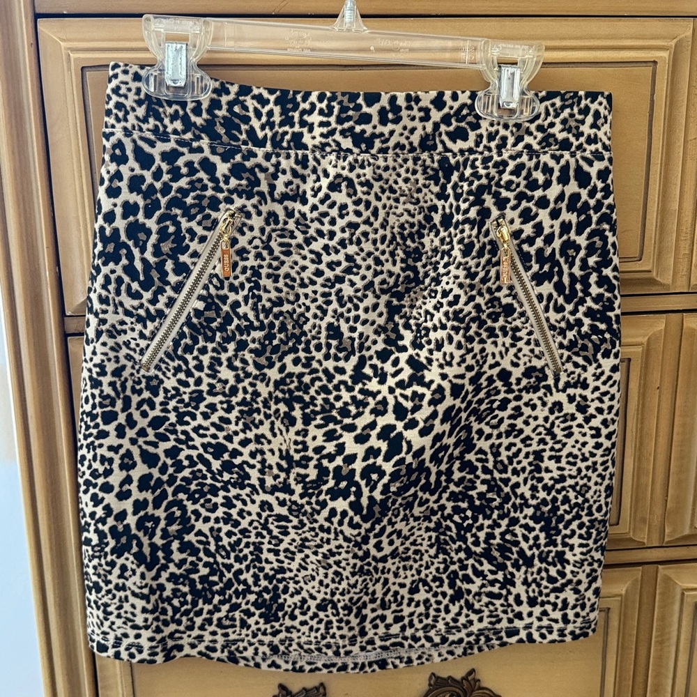 Guess Animal Print Skirt